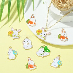 20Pcs 5 Style Alloy Enamel Pendants&nbsp;ENAM-CJ0005-66