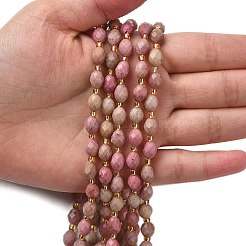 Natural Rhodonite Beads Strands&nbsp;G-F809-A20-01