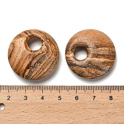 Natural Picture Jasper Pendants&nbsp;G-H073-05B