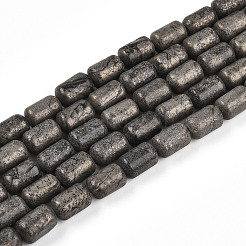 Natural Pyrite Beads Strands&nbsp;G-N346-01B-01
