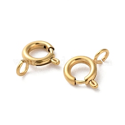 Ion Plating(IP) 304 Stainless Steel Spring Ring Clasps&nbsp;STAS-C114-04A-G