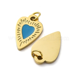 304 Stainless Steel Enamel Charms&nbsp;STAS-E550-70G-01