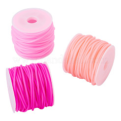 30M 3 Colors Hollow Pipe PVC Tubular Synthetic Rubber Cord&nbsp;RCOR-TA0001-16