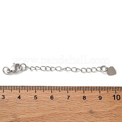 Brass Ends with Chain&nbsp;KK-C071-16B-P