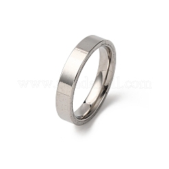 201 Stainless Steel Wide Band Finger Rings&nbsp;RJEW-K252-02A-P