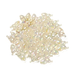 Luminous UV Plating Rainbow Iridescent Acrylic Beads&nbsp;LS-OACR-F006-03G
