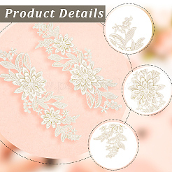 Polyester Embroidery Sequin Costume Accessories&nbsp;FIND-WH20020-238C