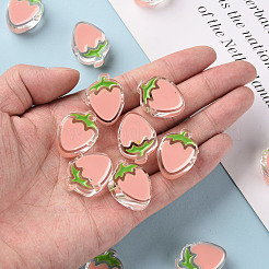 Transparent Enamel Acrylic Beads&nbsp;X1-TACR-S155-003C