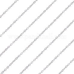 1Roll 304 Stainless Steel Cable Chains&nbsp;CHS-BM0001-10
