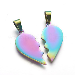 304 Stainless Steel Split Pendants&nbsp;STAS-F214-01M
