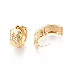 Brass Hoop Earrings&nbsp;EJEW-N061-03G