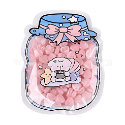 Cartoon Dog Bottle Shaped Transparent Plastic Packaging Resealable Bags&nbsp;OPP-N003-01C
