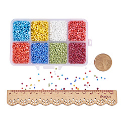 Mixed 12/0 Round Glass Seed Beads&nbsp;SEED-PH0006-2mm-06