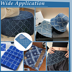 Cotton Rhombus Pattern Fiber&nbsp;AJEW-WH0481-660