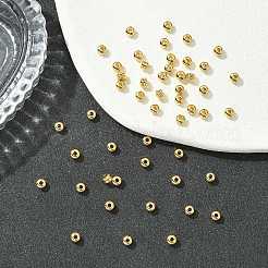 SHEGRACE Flat Round Brass Beads&nbsp;XGRPCU423-294G