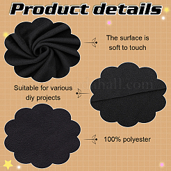 Double Sided Polyester Polar Fleece Fabric&nbsp;DIY-WH0504-295B