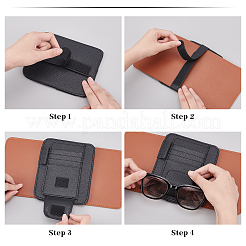 PU Leather Name Card Holder&nbsp;AJEW-WH0244-97B