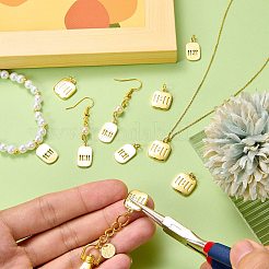 10Pcs Rack Plating Brass Pendants&nbsp;KK-SZ0003-13