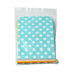 45Pcs 9 Colors Kraft Paper Bags&nbsp;CARB-FS0001-01