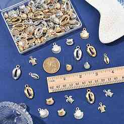 120Pcs 12 Styles CCB Plastic Pendants Sets&nbsp;CCB-FS0001-14