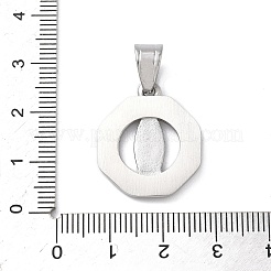 316 Surgical Stainless Steel Rhinestone Pendants&nbsp;STAS-P412-10P
