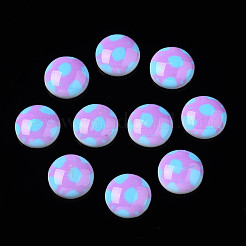 Opaque Resin Cabochons&nbsp;CRES-S308-001