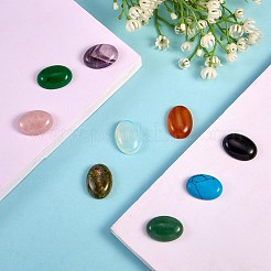 11Pcs 11 Style Natural & Synthetic Gemstone Cabochons&nbsp;G-SZ0001-71