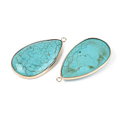 Dyed Synthetic Turquoise Teardrop Pendants&nbsp;TURQ-T004-27
