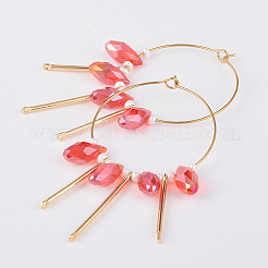 316L Surgical Stainless Steel Hoop Earring&nbsp;EJEW-JE03678