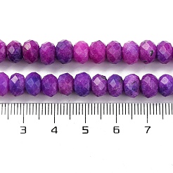Natural Jade Imitation Sugilite Dyed Beads Strands&nbsp;G-K380-A14-01