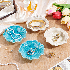 4Pcs 2 Colors Ceramic Jewelry Display Trays&nbsp;AJEW-PH0008-50