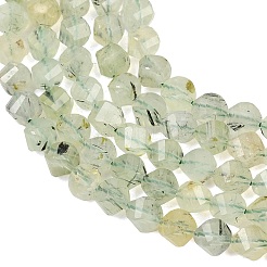 Natural Prehnite Beads Strands&nbsp;G-P611-C33-01