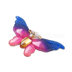 Gradient Color Resin Pendants&nbsp;RESI-Q012-03I