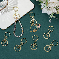 18Pcs Alloy Keychain Clasps&nbsp;KEYC-SC0001-72G