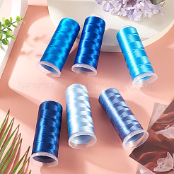 6Rolls 6 Colors Velour Yarn&nbsp;AJEW-TA0002-70B