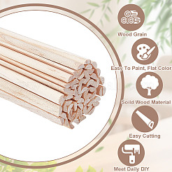 50Pcs Wood Craft Sticks&nbsp;DIY-OC0013-82B