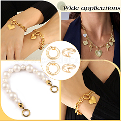 20Pcs Brass Open Jump Rings&nbsp;KK-BBC0023-10B