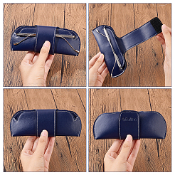 2pcs PVC Leather Eyeglasses Case&nbsp;AJEW-NB0003-41