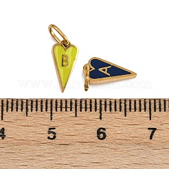 26Pcs 304 Stainless Steel Enamel Charms&nbsp;STAS-G359-06G