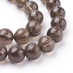Natural Smoky Quartz Beads Strands&nbsp;G-C175-8mm-1