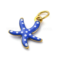 304 Stainless Steel Enamel Charms&nbsp;STAS-E550-40G-04