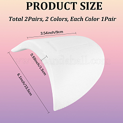 2 Pairs 2 Colors Sponge Shoulder Pad&nbsp;AJEW-CP0003-94