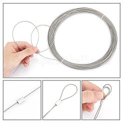 Tiger Tail Wire & 304 Stainless Steel Wire Guardian and Protectors&nbsp;DIY-UN0006-14