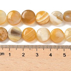 Natural Yellow Botswana Agate Beads Strands&nbsp;G-F790-H04-01