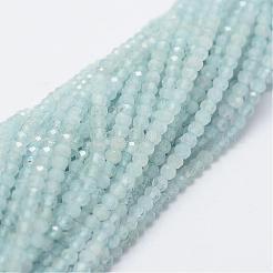 Natural Aquamarine Bead Strands&nbsp;G-P270-2mm-14
