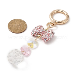 Glass Teardrop Pendants Decoration&nbsp;HJEW-JM01118
