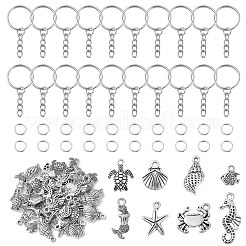 DIY Ocean Theme Keychain Making Kit&nbsp;DIY-CJ0002-26