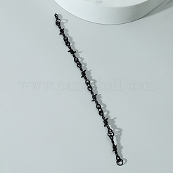 Alloy Barbed Wire Link Chain Necklaces&nbsp;FS-WG27EAE-02