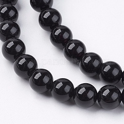 Natural Black Onyx Beads Strands&nbsp;G-H1567-6MM