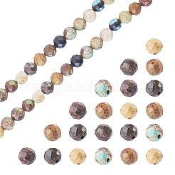 1 Strand Natural HuBei Turquoise Beads Strands&nbsp;G-TA0003-45